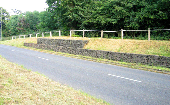 roadside gabions