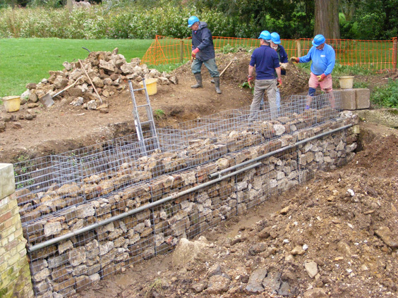 river trust gabion install