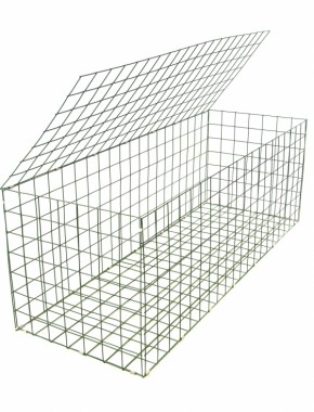 gabion basket Green PE 3mm 1.5m x 0.5m x 0.5m