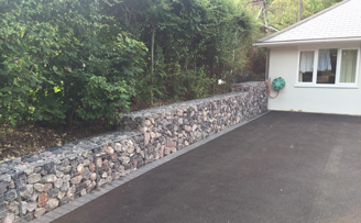 Nicoe's very smart retained driveway