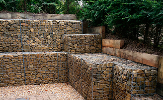 Poulsom Gabion installation