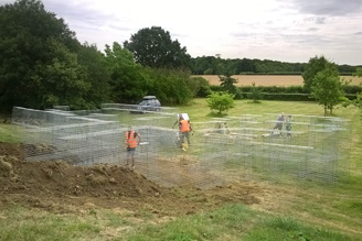 WW1 trenches re-enactment used as teaching and learning resources